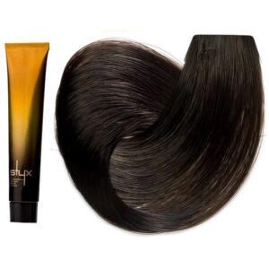 رنگ مو استایکس شماره 5.1 سری خاکستری رنگ قهوه‌ای خاکستری روشن