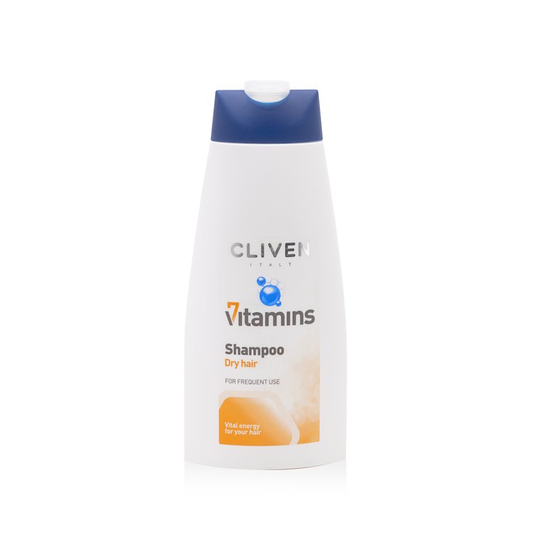 شامپو کلیون مناسب موهای خشک مدل 7 Vitamins حجم ۵۰۰ میلی لیتر