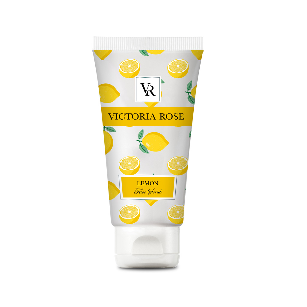 ژل اسکراب شستشوی صورت ویکتوریا رز مدل Lemon حجم 200 میلی لیتر