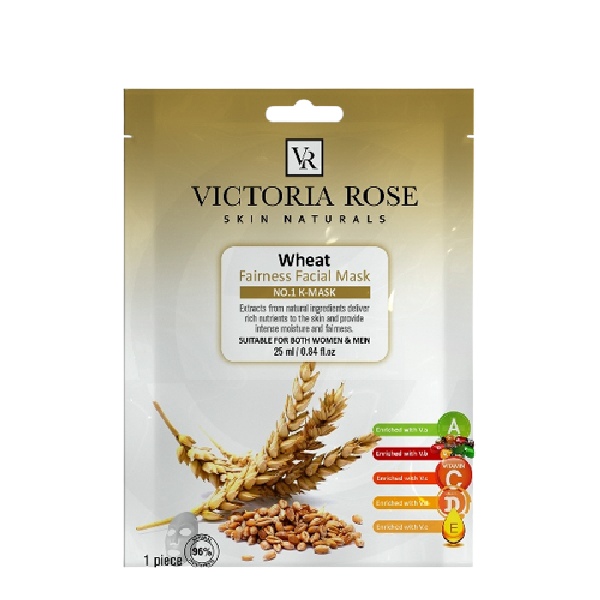 ماسک صورت ورقهای ویکتوریا رز مدل Wheat