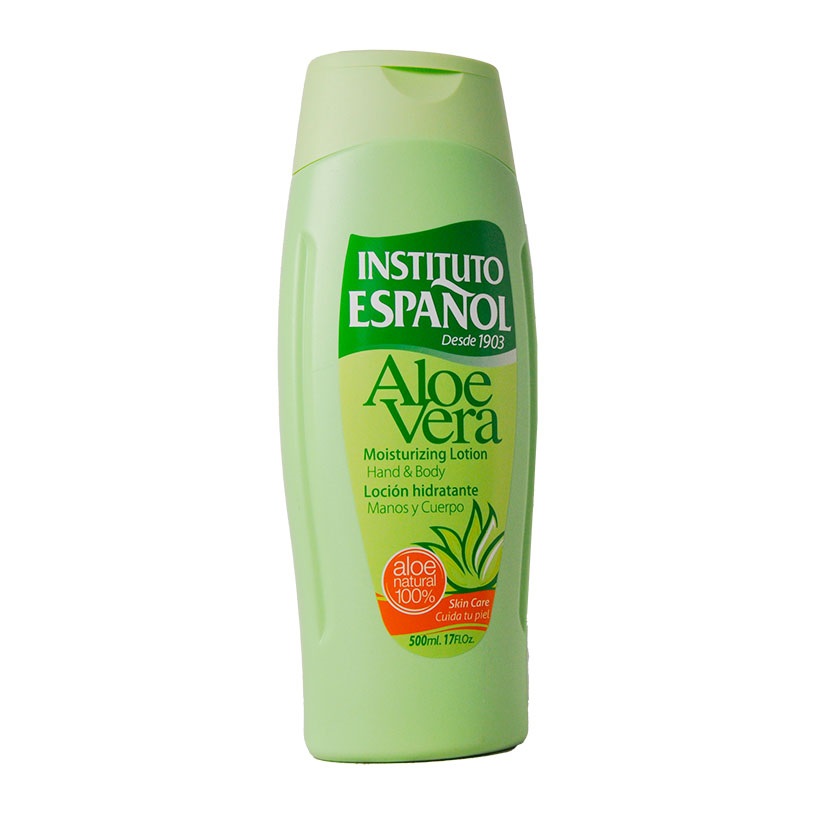 لوسیون بدن اسپانول مدل Aloe Vera حجم 500 میلی لیتر