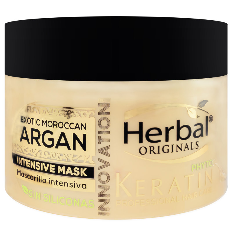 ماسک ترمیم کننده مو هربال مدل Argan حجم 300 میلی لیتر
