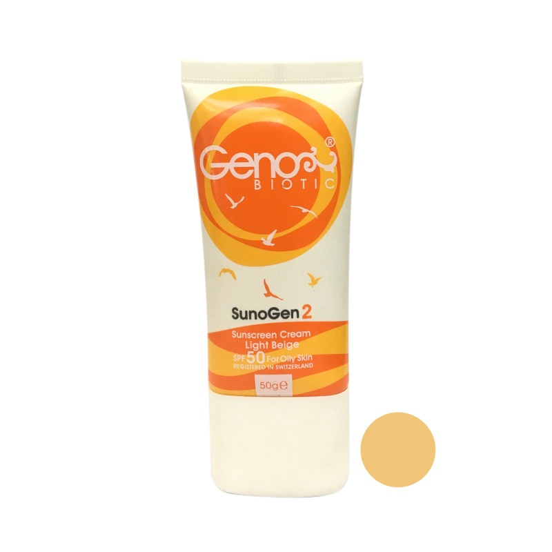 کرم ضد آفتاب ژنوبایوتیک SPF50 مدل Sunogen2 حجم 50 میلی لیتر