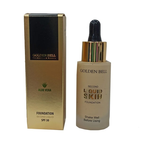 کرم پودر قطرهای گلدن بل مدل Liquid Skin حجم 35 میلی لیتر