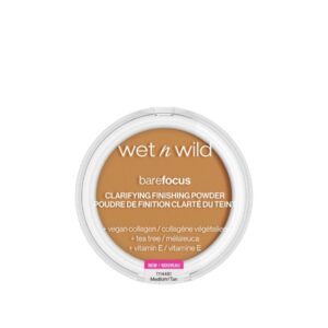 پودر تثبیت کننده آرایش وت اند وایلد مدل فشرده شده Bare Focus