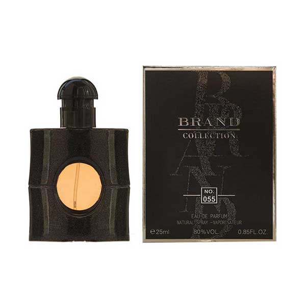 عطر جیبی زنانه برند کالکشن مدل Black Opium No.055 حجم 25 میلی لیتر