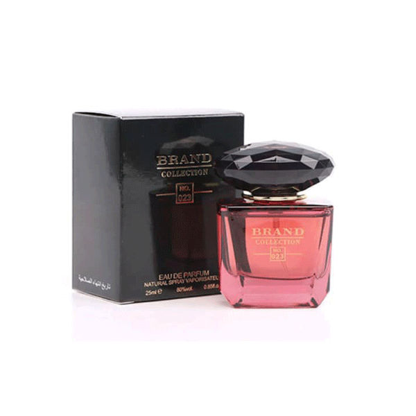 عطر جیبی زنانه برند کالکشن مدل Versace Crystal Noir No.023 حجم 25 میلی لیتر