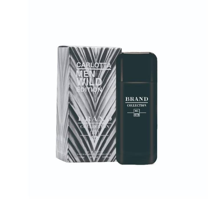 عطر جیبی مردانه برند کالکشن مدل Carolina Herrera 212 VIP Black No.079 حجم 25 میلی لیتر