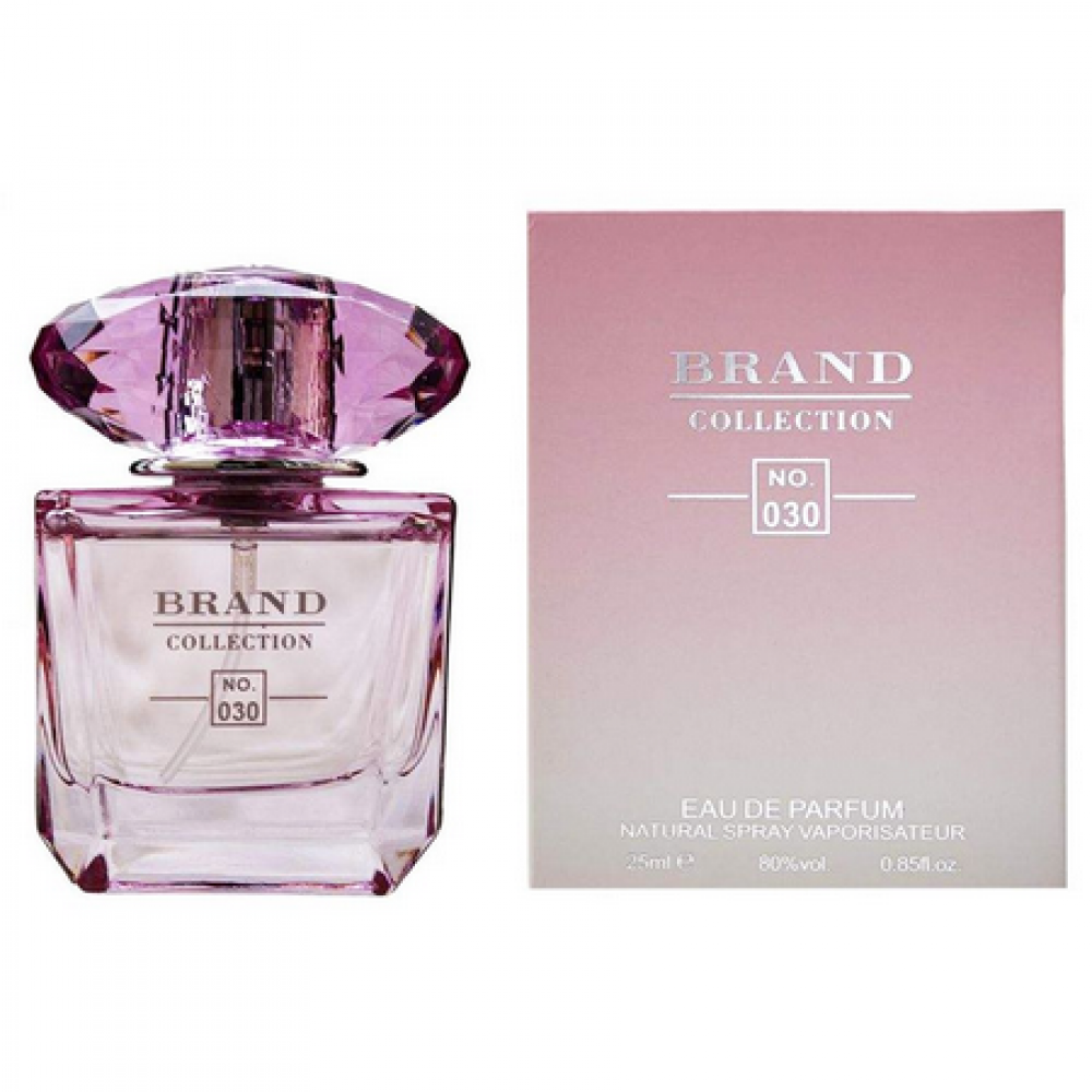 عطر جیبی زنانه برند کالکشن مدل Versace Bright Crystal No.030 حجم 25 میلی لیتر