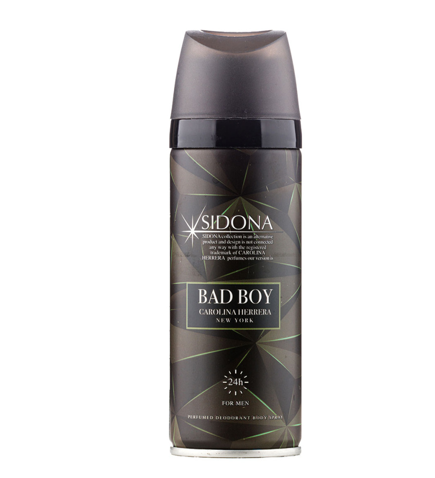 اسپری دئودورانت مردانه سیدونا مدل Bad Boy حجم 200 میلی لیتر