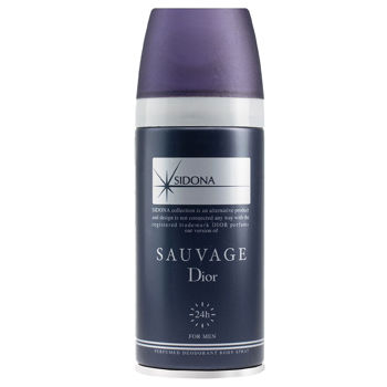اسپری دئودورانت مردانه سیدونا مدل Sauvage حجم 200 میلی لیتر
