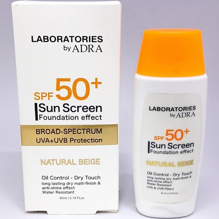 کرم ضد آفتاب SPF50 آدرا لابراتوریز 65 میلی لیتر Adra Spf50 Sun Block Cream