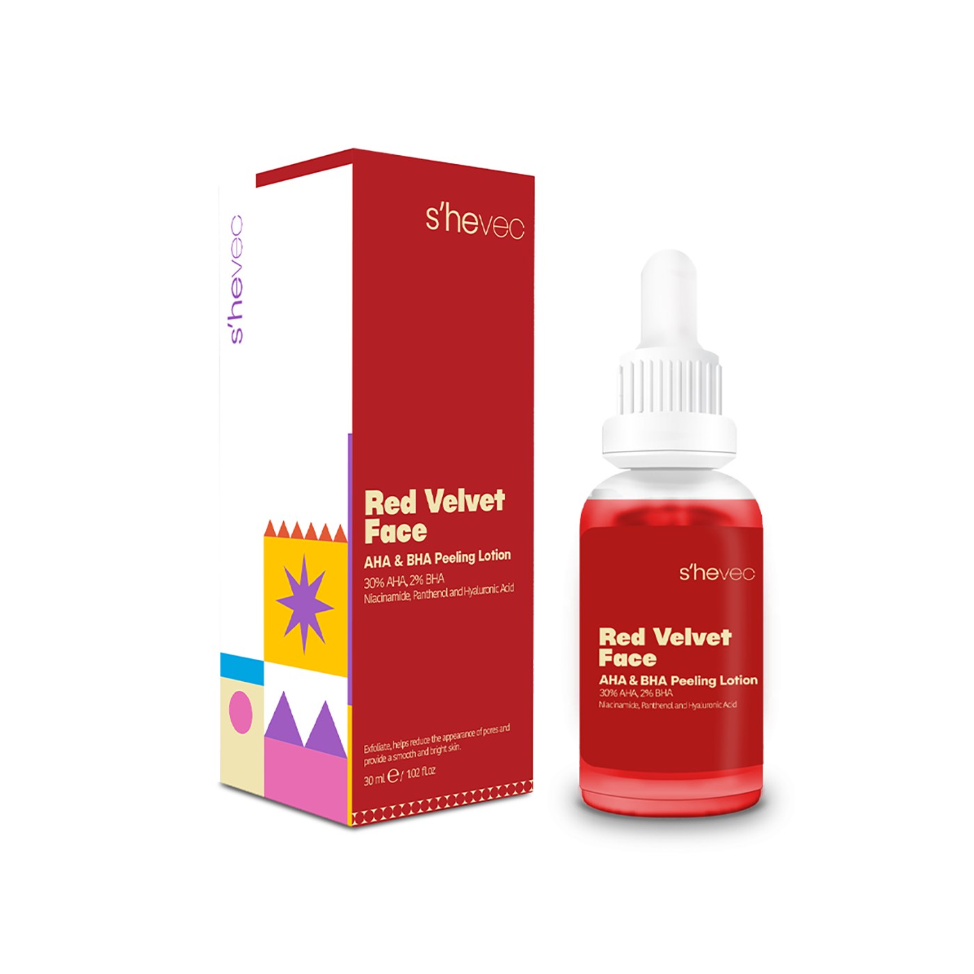 سرم لایه بردار AHA 30% شی وک (رد ولوت فیس) 30 میل