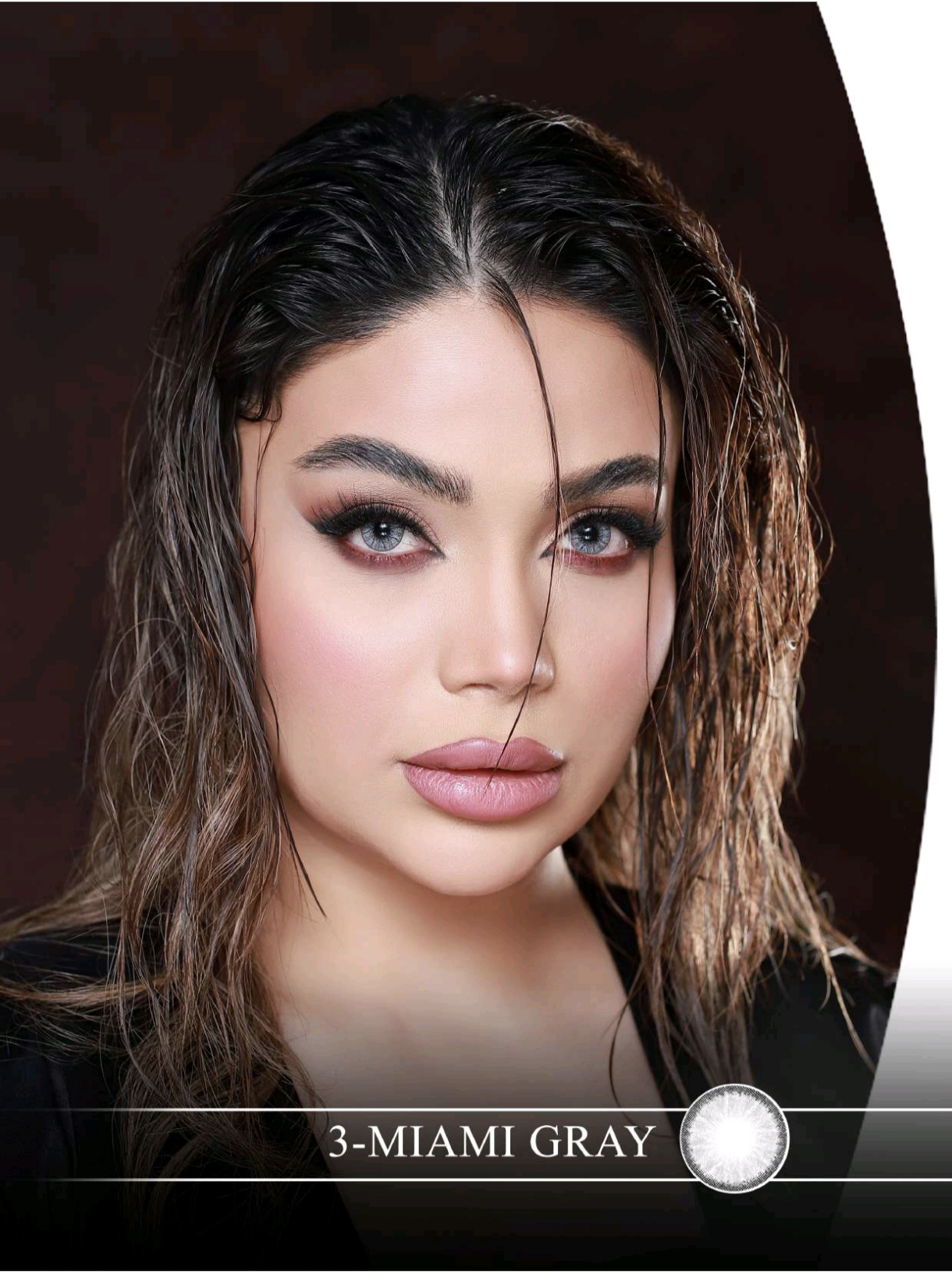 لنز چشم هرا گریس شماره 3رنگMIAMAI GRAY