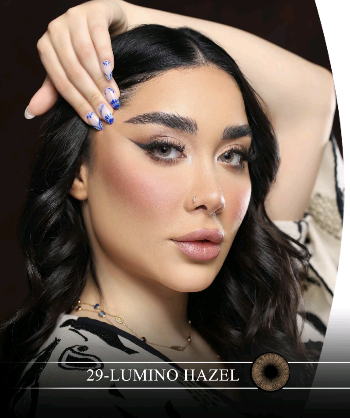 لنز چشم هرا گریس شماره29رنگ LUMINO HAZEL