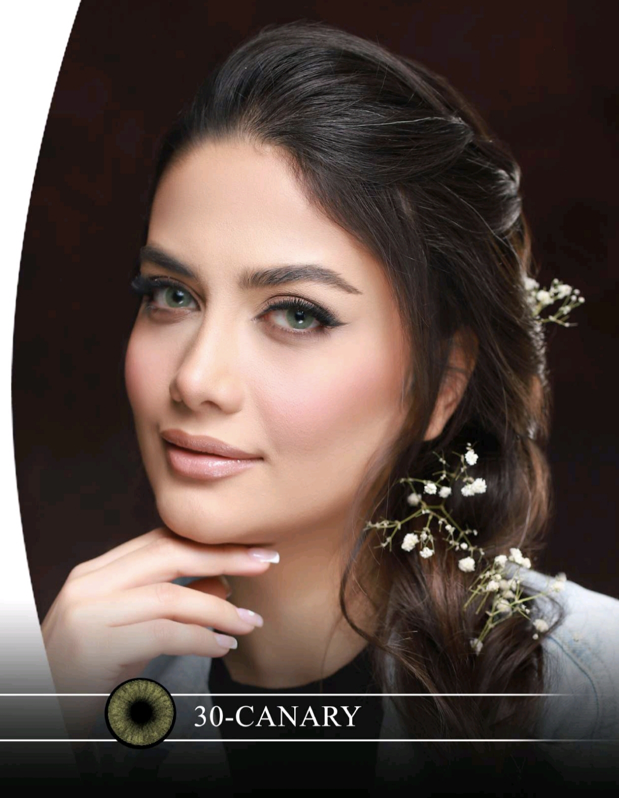 لنز چشم هرا گریس شماره30رنگ CANARY