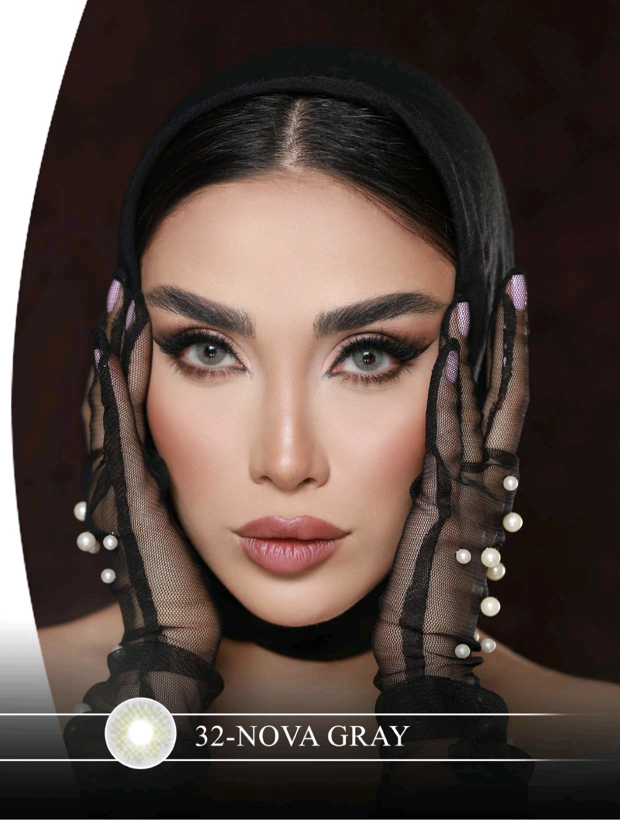 لنز چشم هرا گریس شماره32رنگ NOVA GRAY