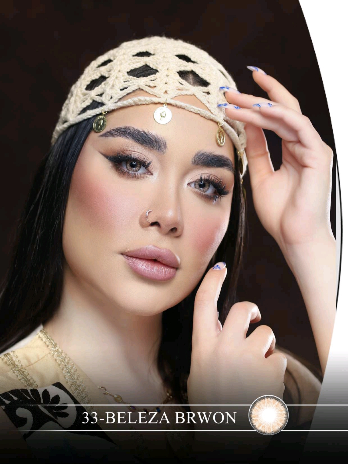 لنز چشم هرا گریس شماره33رنگ BELEZA BROWN