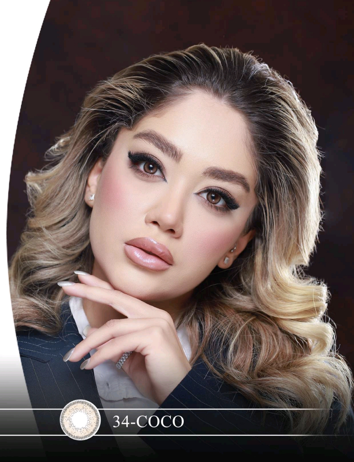 لنز چشم هرا گریس شماره34رنگ COCO