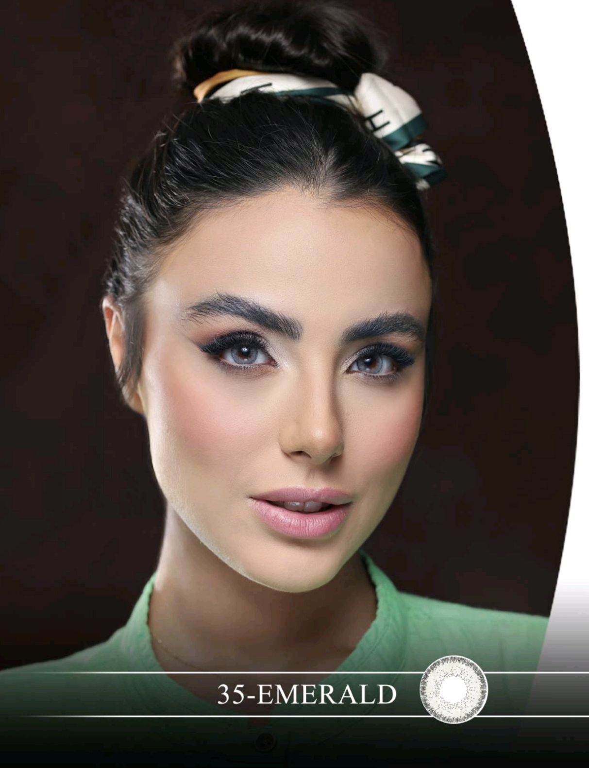لنز چشم هرا گریس شماره35رنگ EMERALD