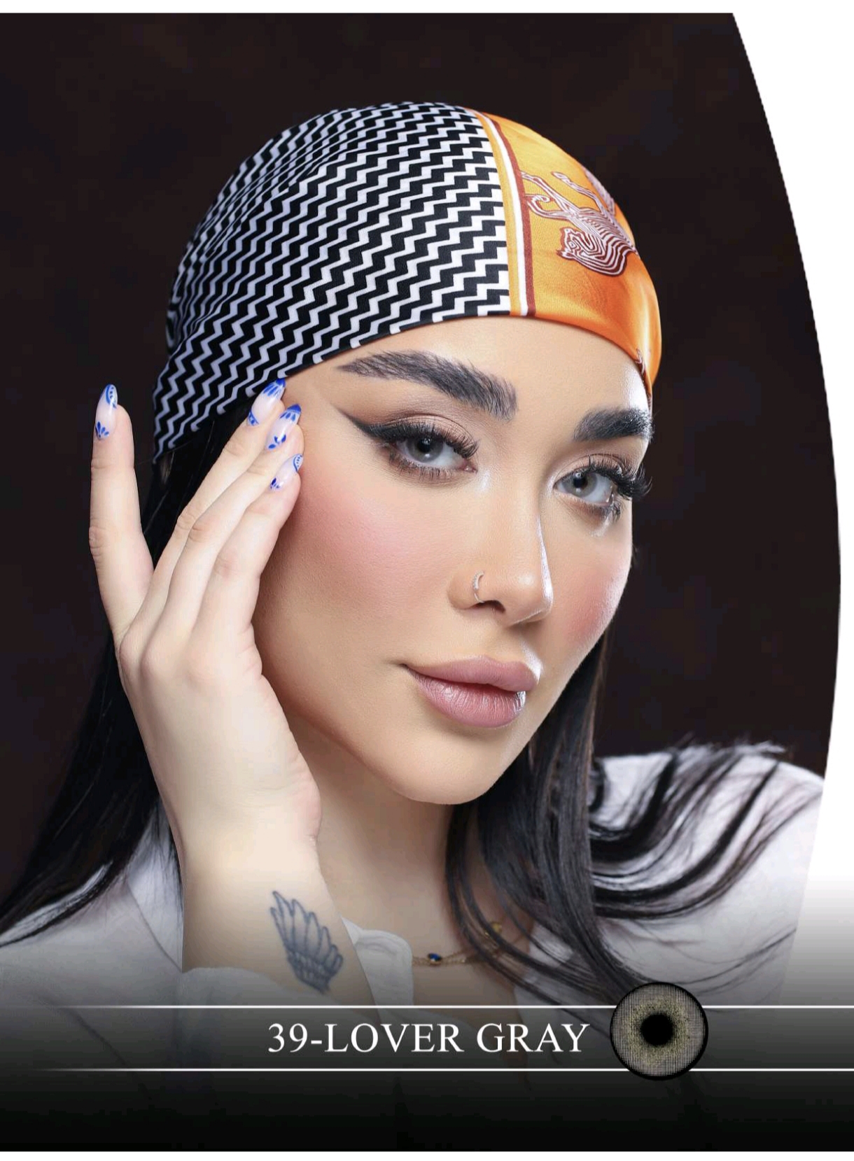 لنز چشم هرا گریس شماره39رنگ LOVER GRAY