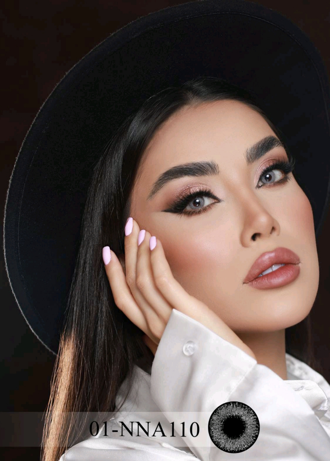 لنز هرا فصلی شماره01 کد رنگNNA110(طوسی یخی)