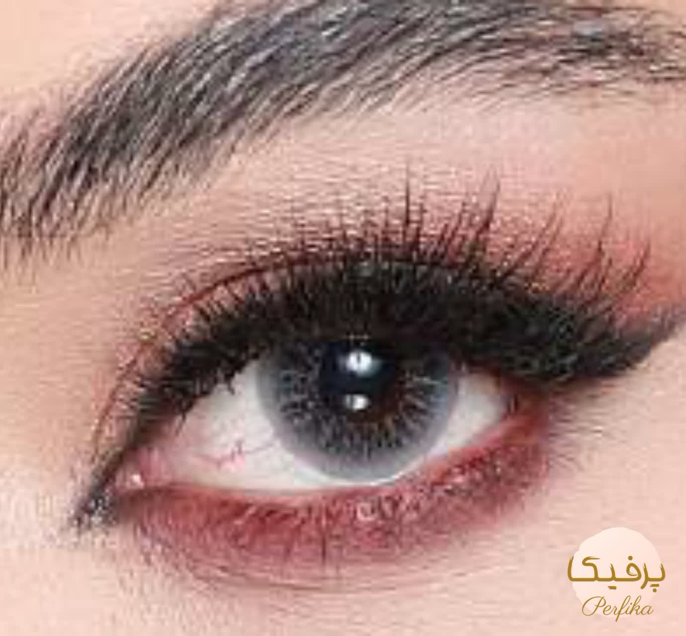 لنز چشم بیوتی شماره 2 کد رنگ HA110 رنگ طوسی آبی روشن