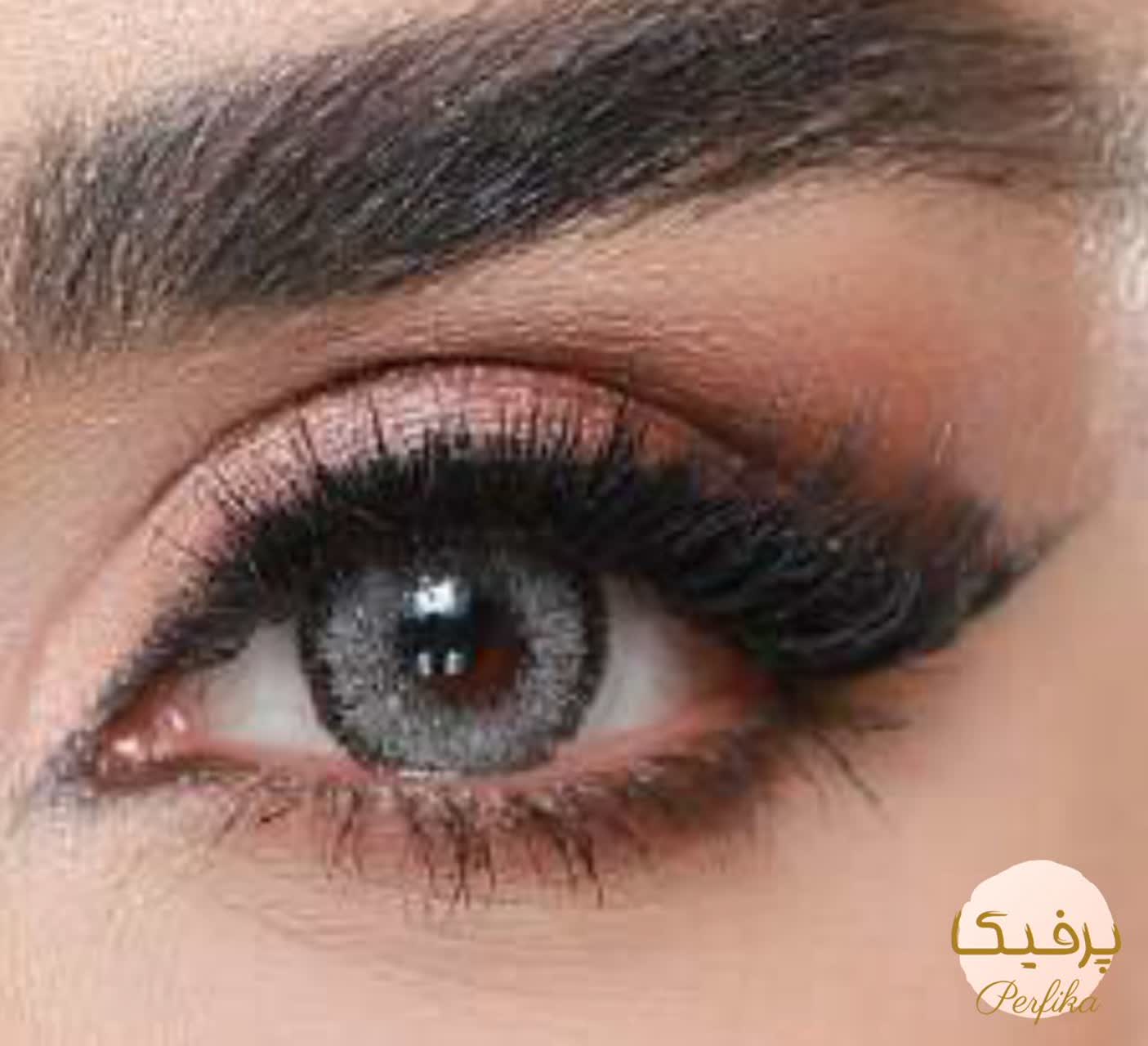 لنز چشم بیوتی شماره 8 کد مدل ACGA210 رنگ خاکستری روشن