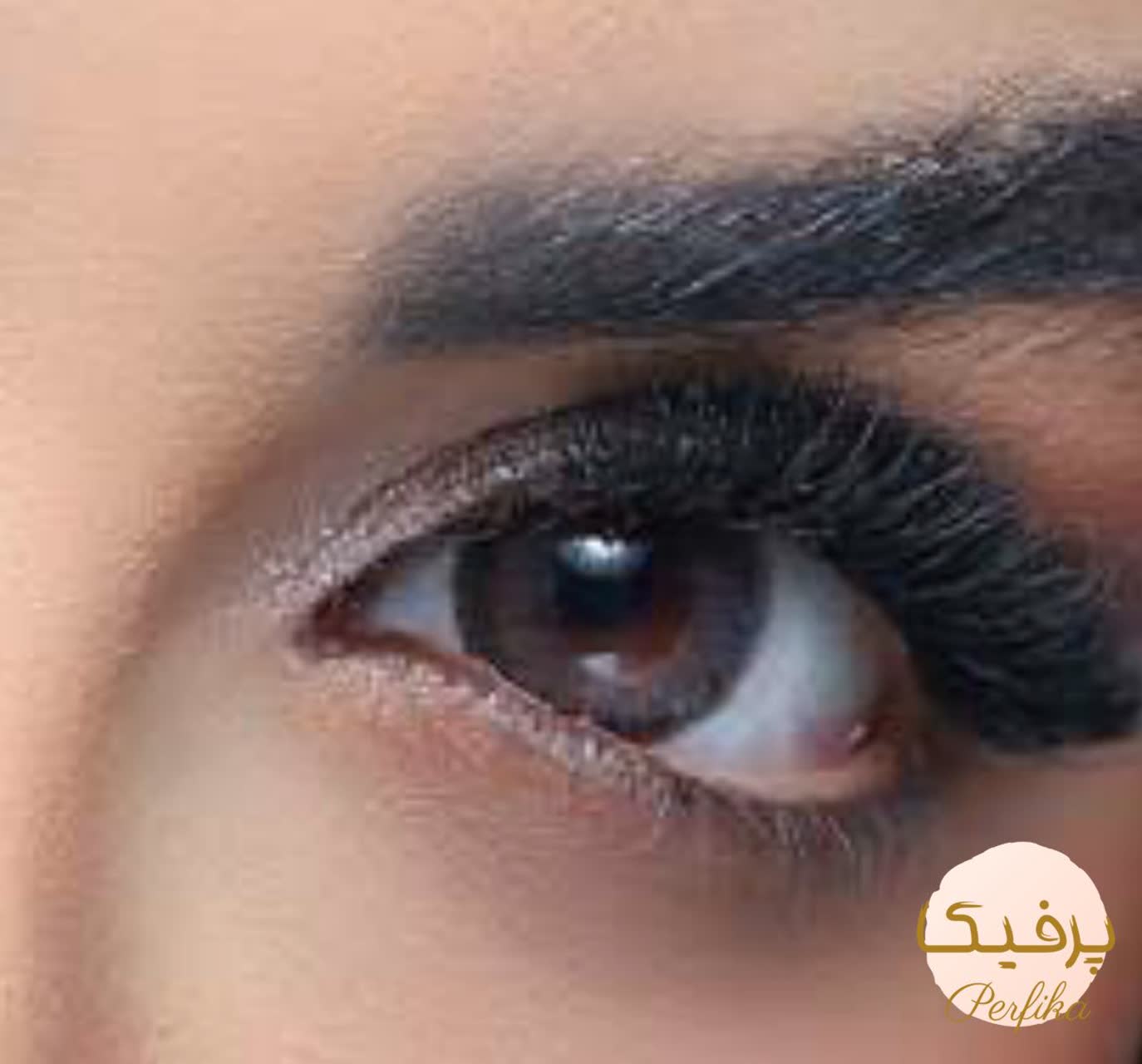 لنز چشم بیوتی شماره ۷ کد مدل NQB210  رنگ خاکستری تیره دوردار