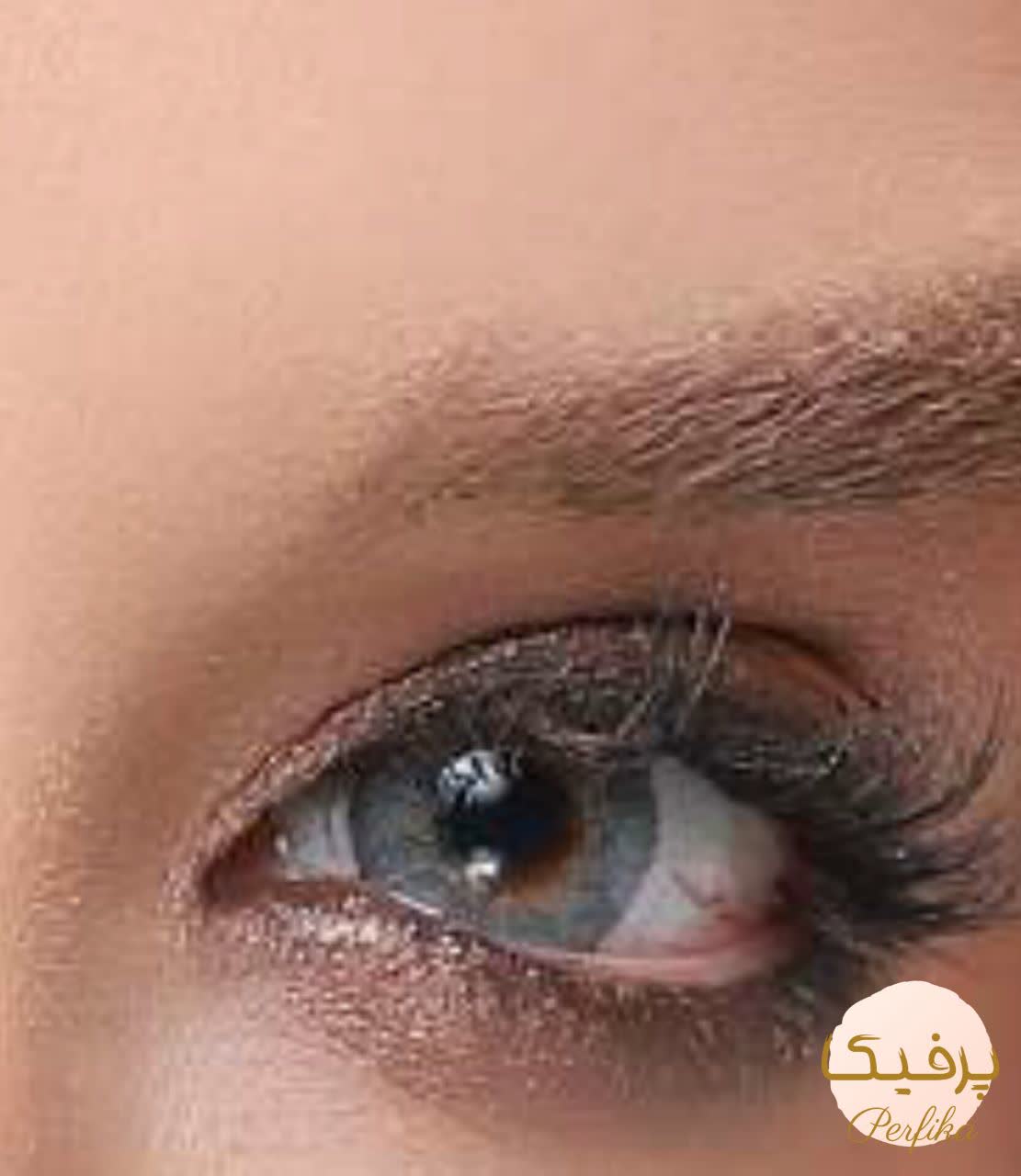 لنز چشم بیوتی شماره ۱۳ مدل EPC310  رنگ طوسی عسلی تیره