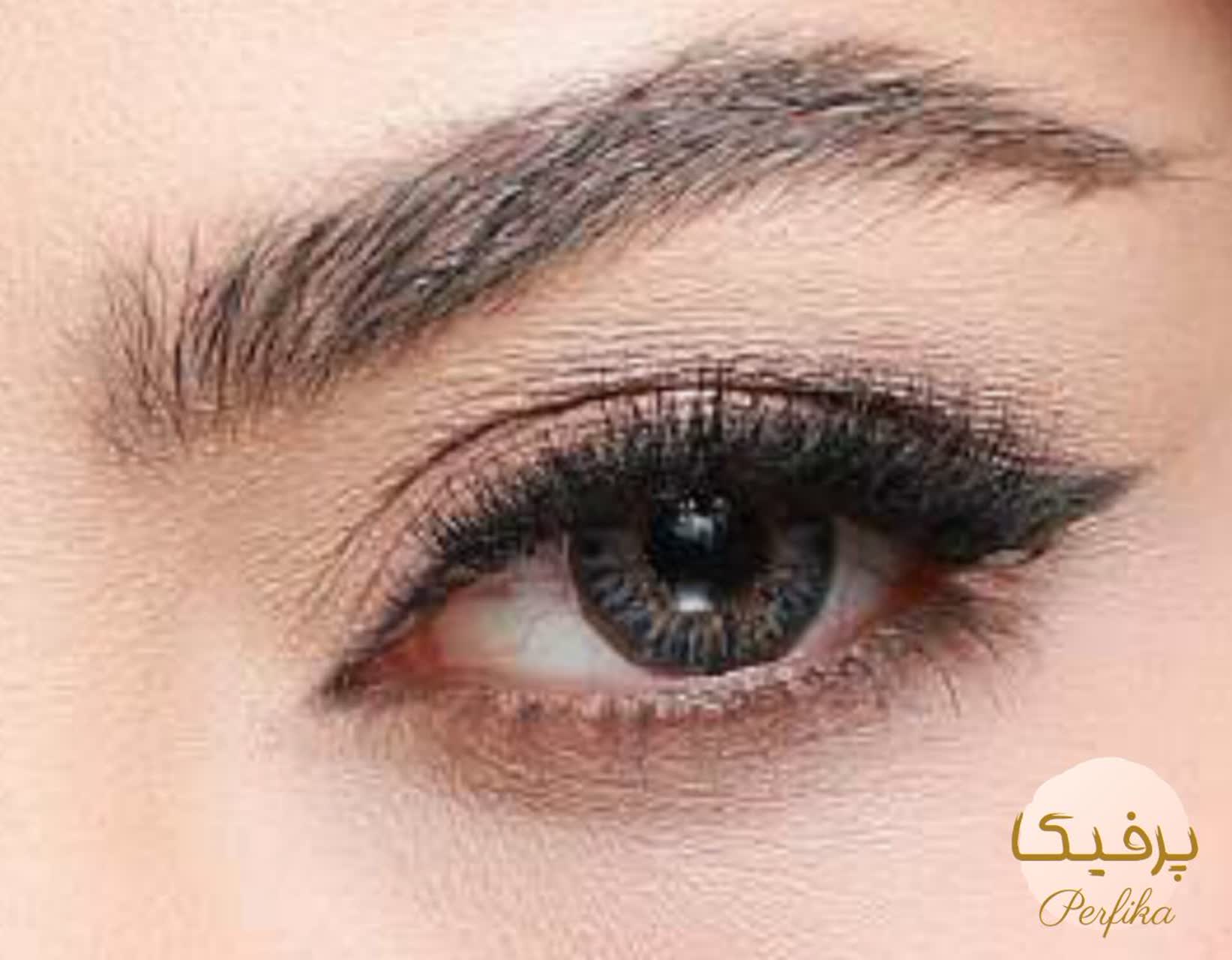 لنز چشم بیوتی شماره 14کد مدل FAA310 رنگ طوسی عسلی روشن