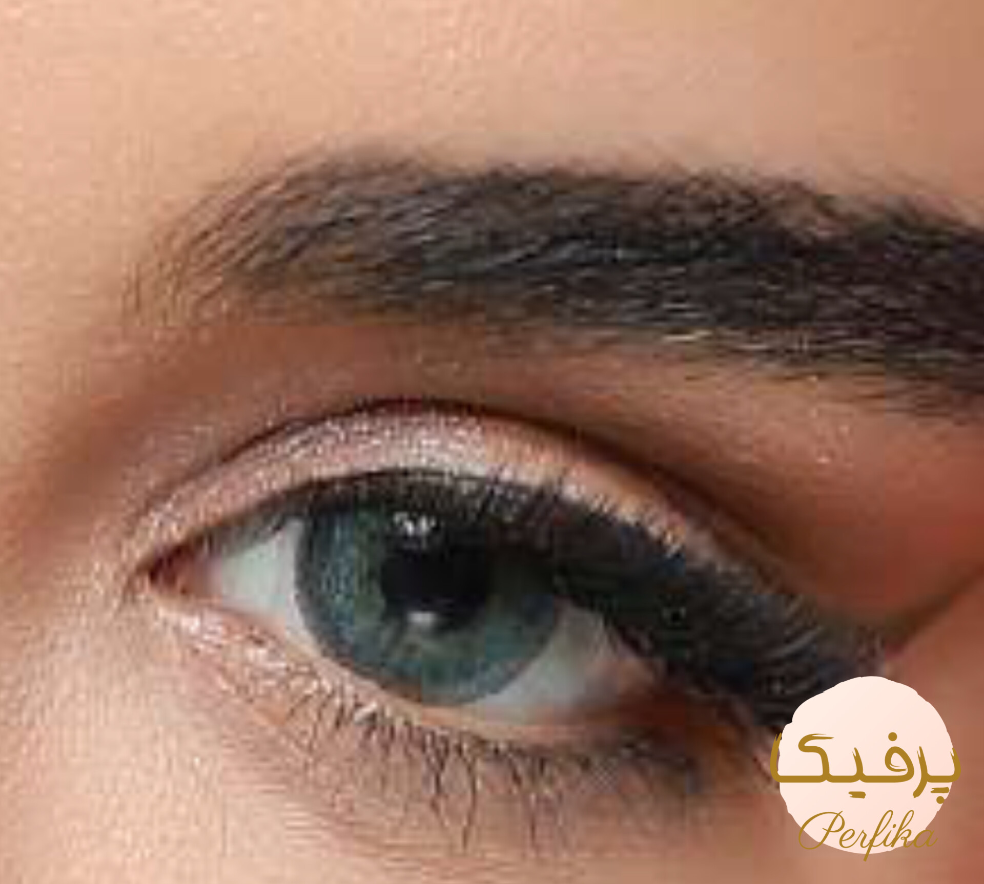 لنز چشم بیوتی شماره ۲۹ کد مدل RYA360 رنگ سبز آبی، دوردار