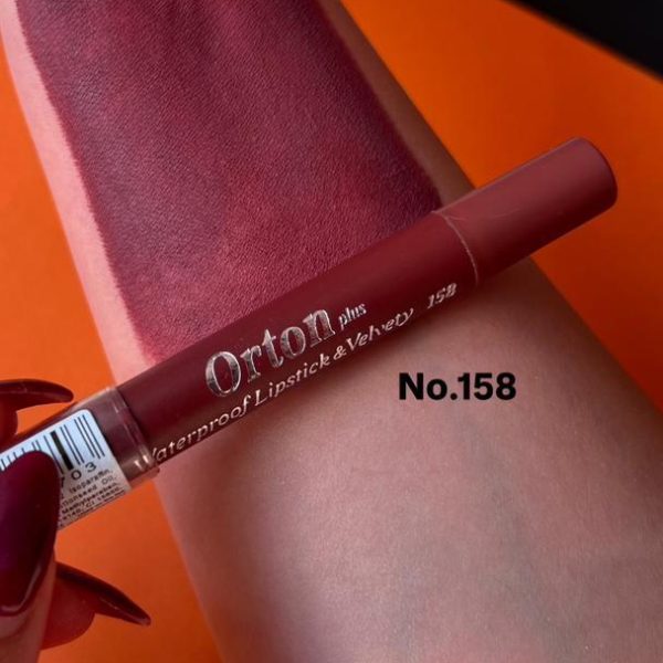 رژ مدادی واترپروف اورتون پلاس Orton plus شماره158