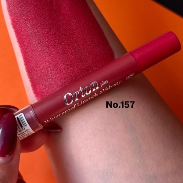 رژ مدادی واترپروف اورتون پلاس Orton plus شماره157