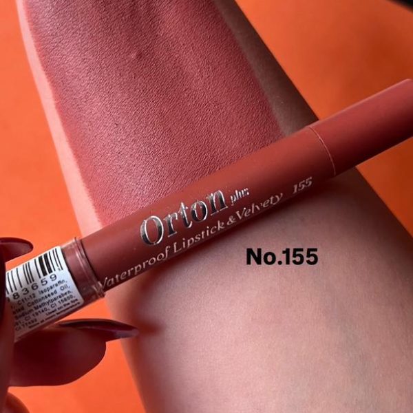رژ مدادی واترپروف اورتون پلاس Orton plus شماره155