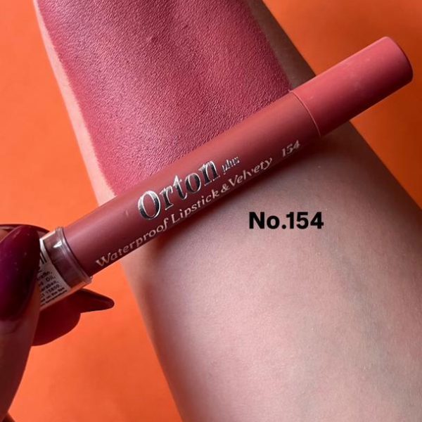 رژ مدادی واترپروف اورتون پلاس Orton plus شماره154