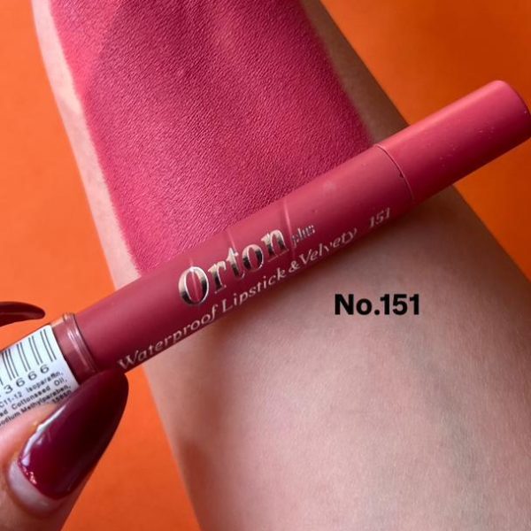 رژ مدادی واترپروف اورتون پلاس Orton plus شماره151
