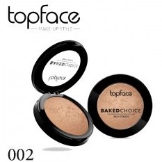 رژگونه تراکوتا بک چویس تاپ فیس شماره002 TOPFACE مدل Baked Choice Rich Touch Blush On