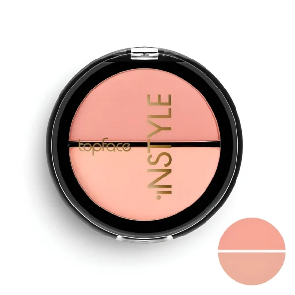پالت رژگونه تاپ فیس مدل Instyle Twin شماره 007